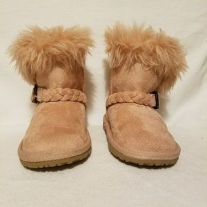 Children's Place faux suede winter boots